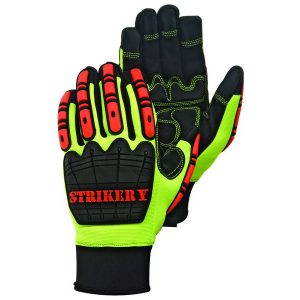 Cold Resistant Premium Synthetic Leather Palm Impact Gloves