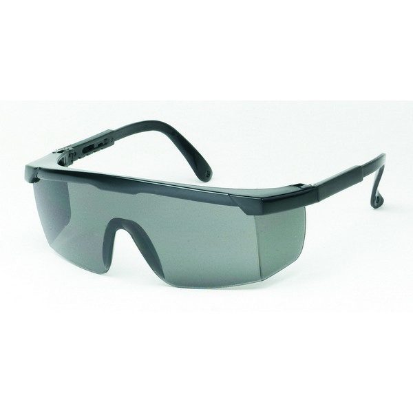 United Glove Gray Lens With Black Frame Safety Glasses