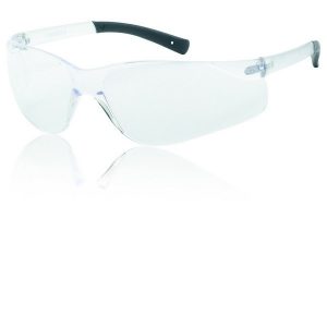 United Glove Clear Lens With Clear Frame Safety Glasses