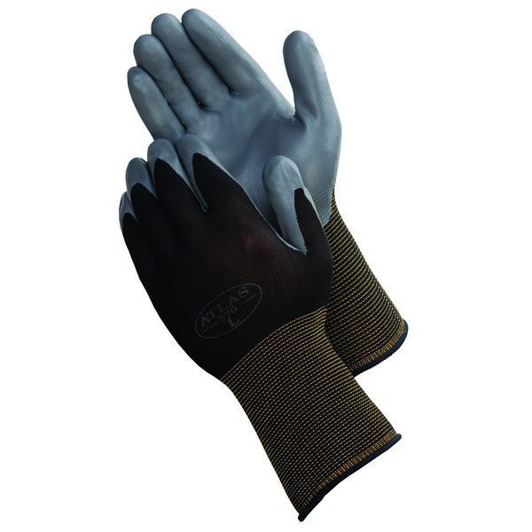 ATLAS 370BK Nitrile Palm Coated Gloves