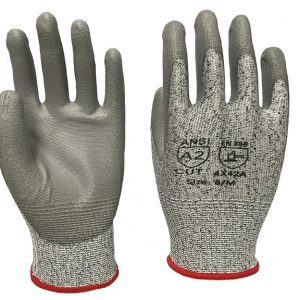 Blended Knit Glove with Polyurethane Palm Coating – Cut Level A2