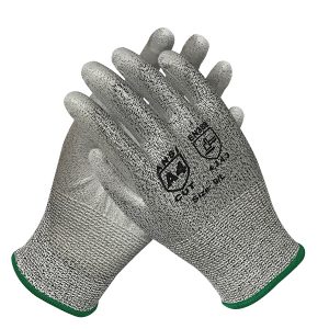 Blended Knit Glove with Polyurethane Palm Coating – Cut Level A4