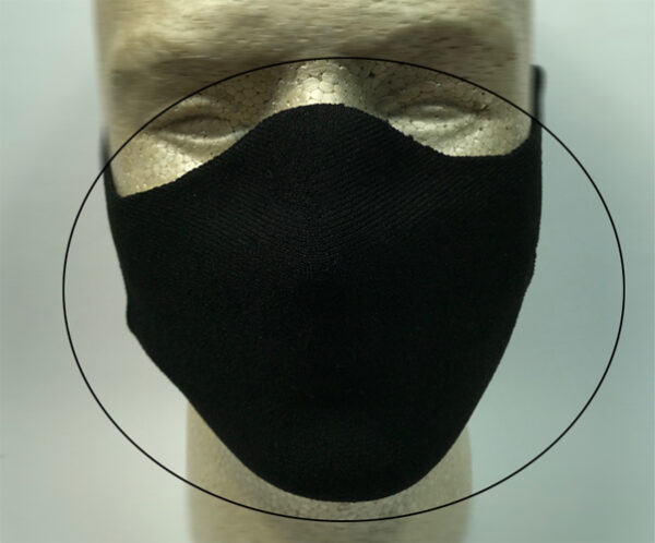 Face mask front view