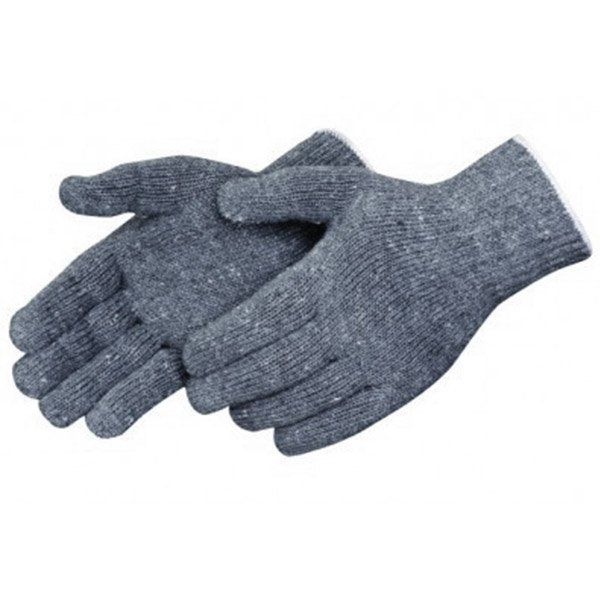 KG326 | Medium Weight Seamless Knit Grey Cotton Glove