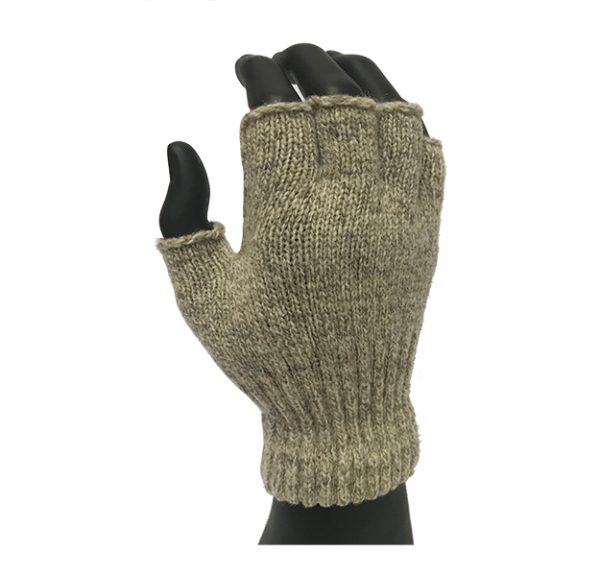 Cold resistant Ragg wool fingerless glove
