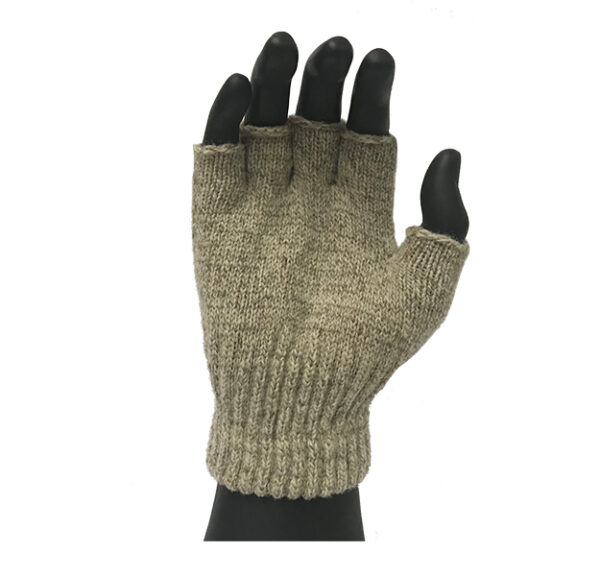 Cold resistant Ragg wool fingerless glove